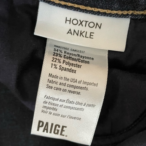Paige Hoxton Ankle Jeans Size 25 (2) - Picture 8 of 10